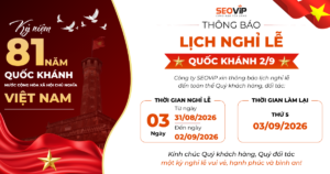 THÔNG BÁO LỊCH NGHỈ LỄ QUỐC KHÁNH 2/9